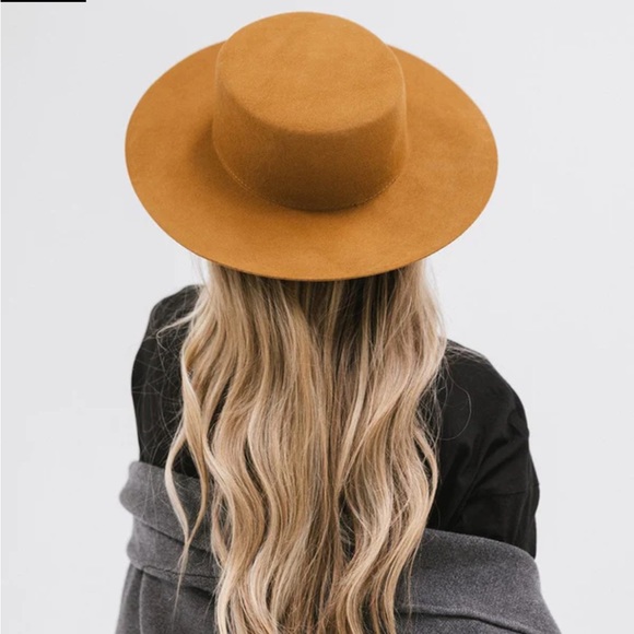 Beautiful Brown Dahlia Boater Gigi Pip Hat main image 14